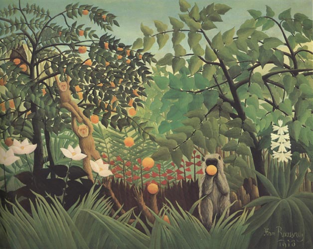 Henri Rousseau Exotic Landscape